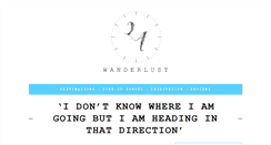 Desktop Screenshot of 24wanderlust.com